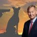 Rupert Lowe and a an image of a gun pointing at a dog