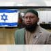 Mothin Ali and the Israeli flag Green Party
