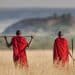 Maasai people in the Serengeti