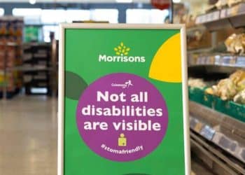 Morrisons stoma-friendly sign
