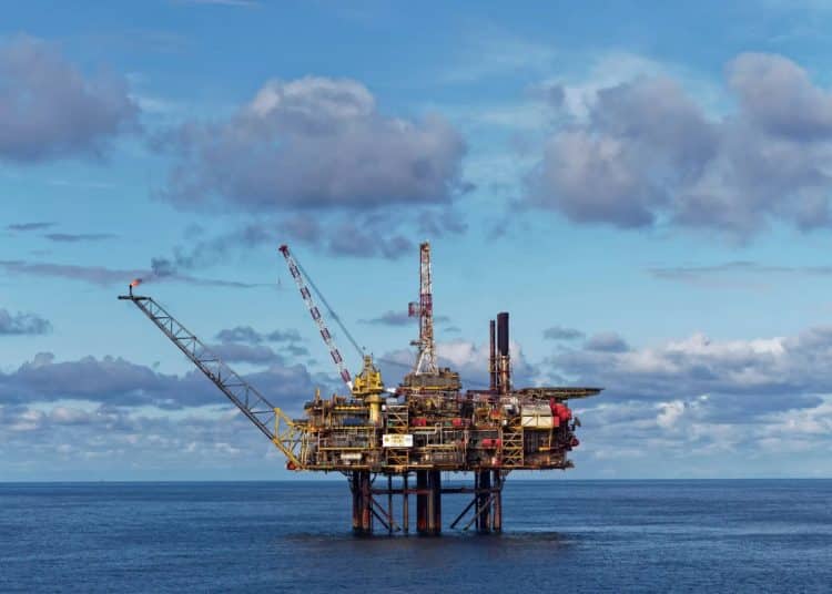 North Sea oil rig Windfall Tax