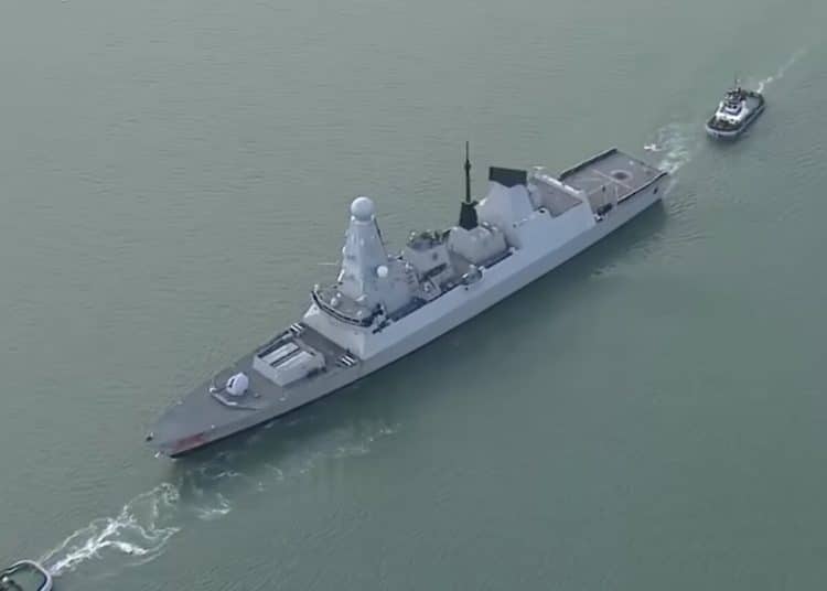 HMS Dragon heads for Cyprus