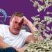 Tom Skinner, the Question Time logo, and a pile of cash