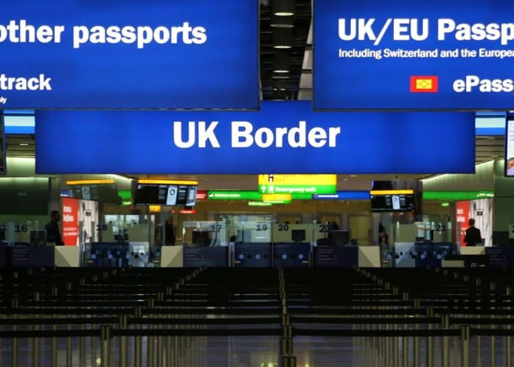 UK border signage Settlement legislation Asylum claims