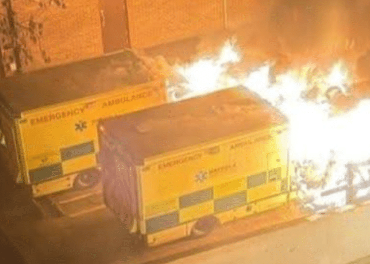 Hatzola’s Jewish charity ambulances torched in antisemitic attack