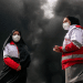 Toxic smoke fills the skies of Iran
