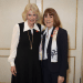 queen camilla stands with gisele pelicot