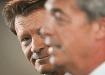 richard tice gazes adoringly at nigel farage
