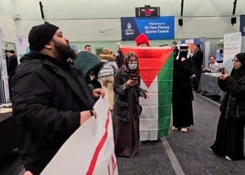 Activists disrupt BAE Systems at careers fair in Lancashire