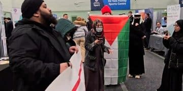 Activists disrupt BAE Systems at careers fair in Lancashire