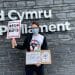 Senedd candidate, disability rights activist and anti-cuts campaigner Ben Golightly
