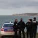 French police near Calais. Channel policing plan