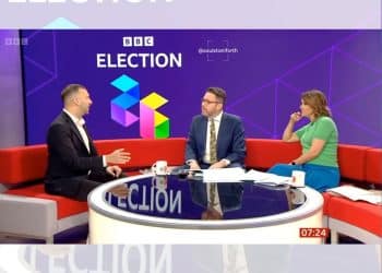 Zack Polanski being interviewed on the BBC programme