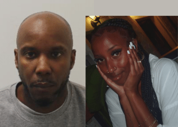 Zahwa Mukhtar (pictured right) and Duane Owusu's mugshot on the left