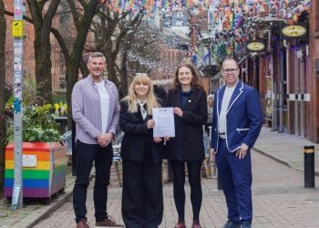 Equity and Manchester Village Pride representatives sign agreement