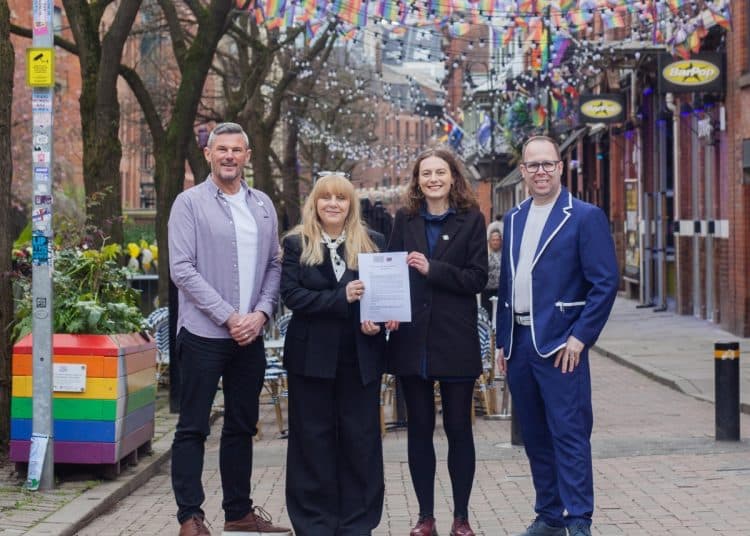 Equity and Manchester Village Pride representatives sign agreement