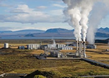 Geothermal power plant in Iceland