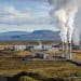 Geothermal power plant in Iceland