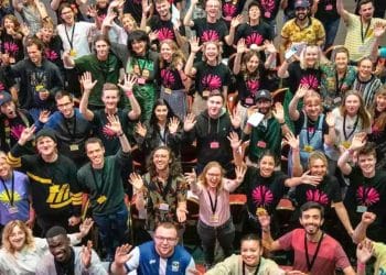 Supporters of Green New Deal Rising, which has launched My Election Map