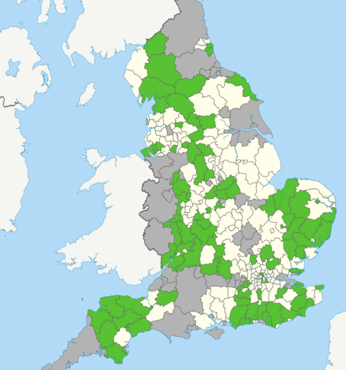 Green Party map