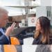 Lee Anderson and the woman who heckled him, reform