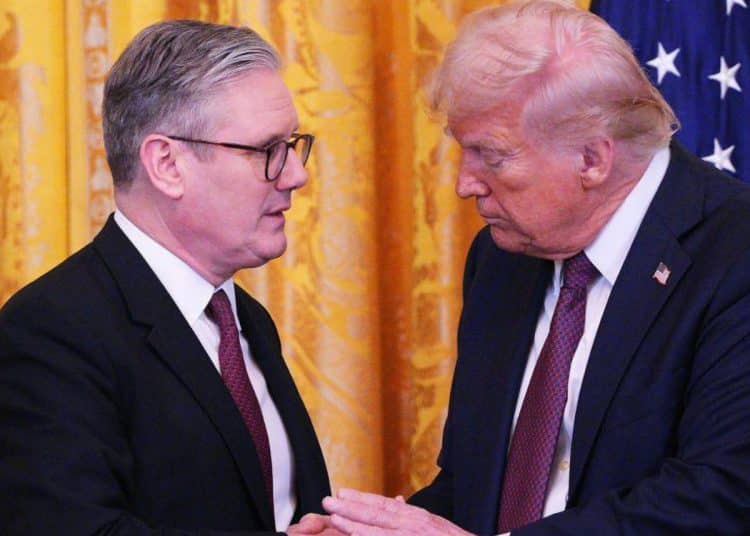 Trump Starmer Iran