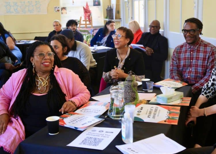 Attendees at an Operation Black Vote assembly. Sheffield hustings