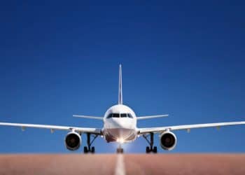 Plane on runway Aviation