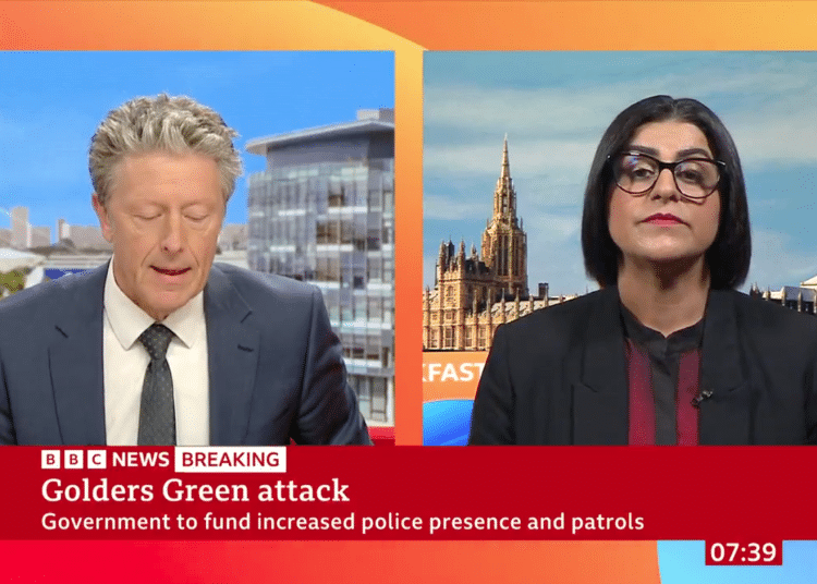 Shabana Mahmood on the BBC