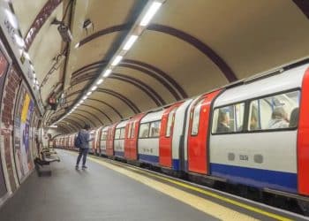 London Underground Tube train RMT Action Against Assaults campaign