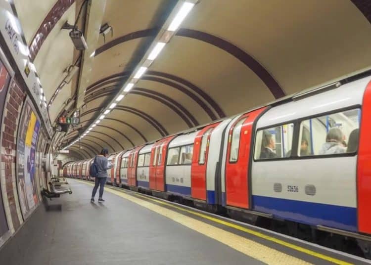 London Underground Tube train RMT Action Against Assaults campaign