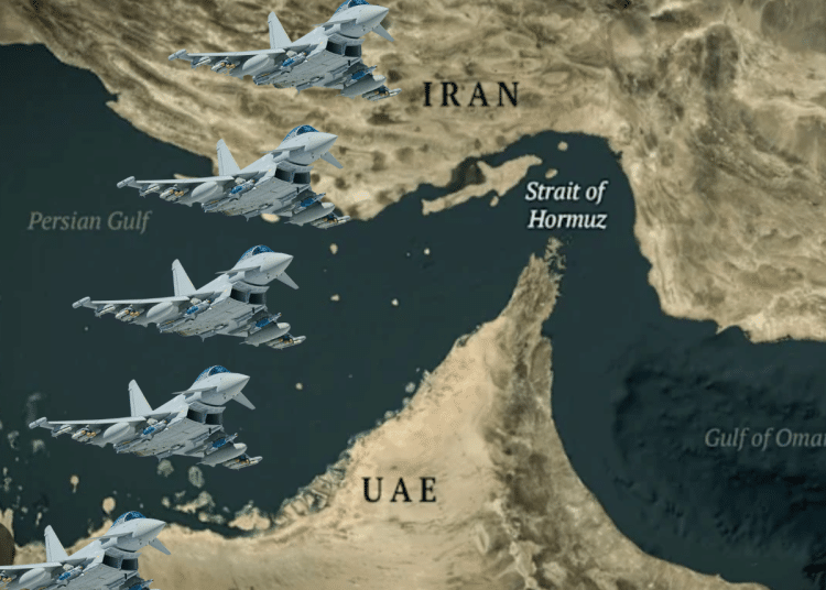 RAF jets over Hormuz