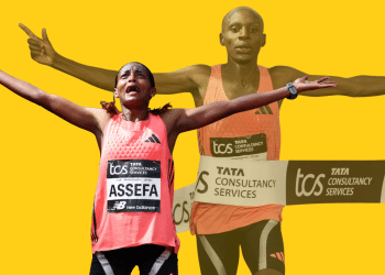 Tigst Assefa and Sabastian Sawe set new record at london Marathon