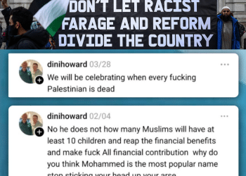 Reform candidate, Howard Dini, calls for the death of Palestinians