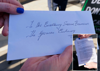 German embassy refuses London Irish Brigade’s letter for ‘Ulm 5’ anti-genocide prisoners