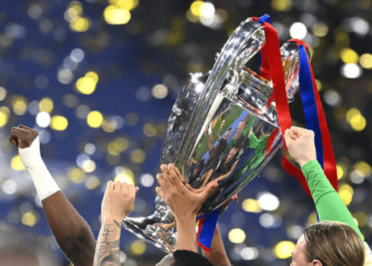 Champions league trophy