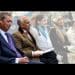Nigel Farage and Ben Habib in separate photos and in the foreground is flying cash