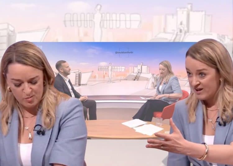 Images of Laura Kuenssberg and Zack Polanski