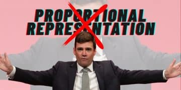 Andy Burnham with his arms out