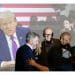 Donald Trump and Thomas Massie, republican