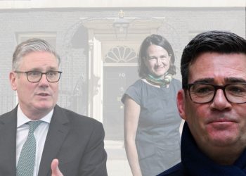 Keir Starmer, Andy Burnham, and Catherine West