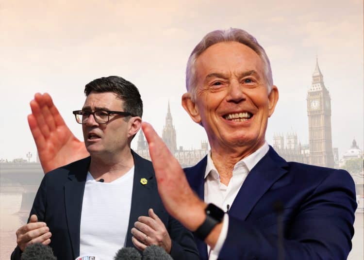 Tony Blair and Andy Burnham