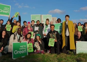 Greens Caroline Lucas in Tottenham April 2026