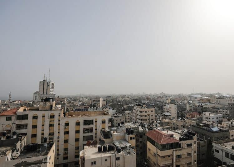 Illustrative image of Gaza City MAP worker and baby injured