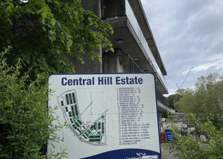 Central Hill Estate in Lambeth
