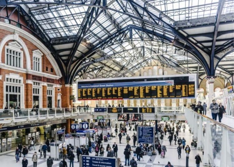 London Liverpool Street station RMT Action Against Assaults