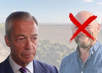 Nigel Farage and Paul Heyward