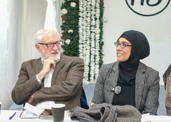 Corbyn and Redbridge independent, Noor Begum — take on West