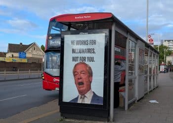 Resist Reform bus stop poster