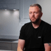 Robert Kenyon, Reform's candidate in the Makerfield by-election, sat at a kitchen counter